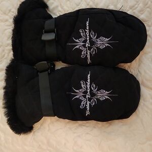 Harley-Davidson women's quilted riding mittens XS
